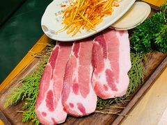 烤五花肉-草家酱蟹炭火烤肉店(珲春南路一店)