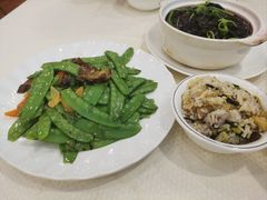荷兰豆炒熏肉-深运潮州粥(水库店)