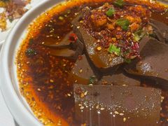 辣子蒜羊血-丁虎子烤肉(国道二店)