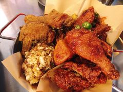 炸鸡一半一半-富乐满韩国正宗炸鸡韩国料理(虹泉路店)