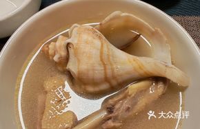 Conch, Green-Headed Duck, Tuberous Arrowroot, and Dendrobium Soup