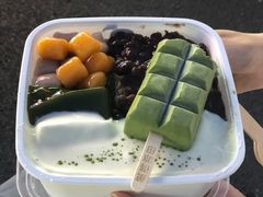 抹茶生乳かき氷-WONDER ICE 萬得冰田(建設路总店)