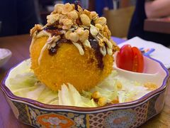 酥脆温泉蛋土豆泥-饭町二郎日式综合茶餐(中安广场店)