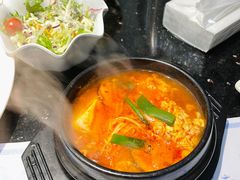 嫩豆腐汤-青松馆韩国料理(香港中路佳世客店)