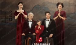 -时光纪亲子全家福照相馆(静安店母女写真父母纪念照)