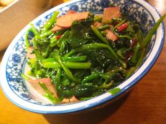 猪肝菠菜-食客烧烤(罗道庄店)