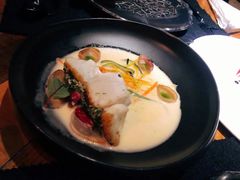 煎海鲈鱼配意大利节瓜面-AZUL by FUEL蓝色·法式酒馆(琶醍店)