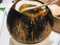 原只椰皇虫草花炖老鸽汤-十二粤味·顺德菜·烧鹅点心(五四广场店)