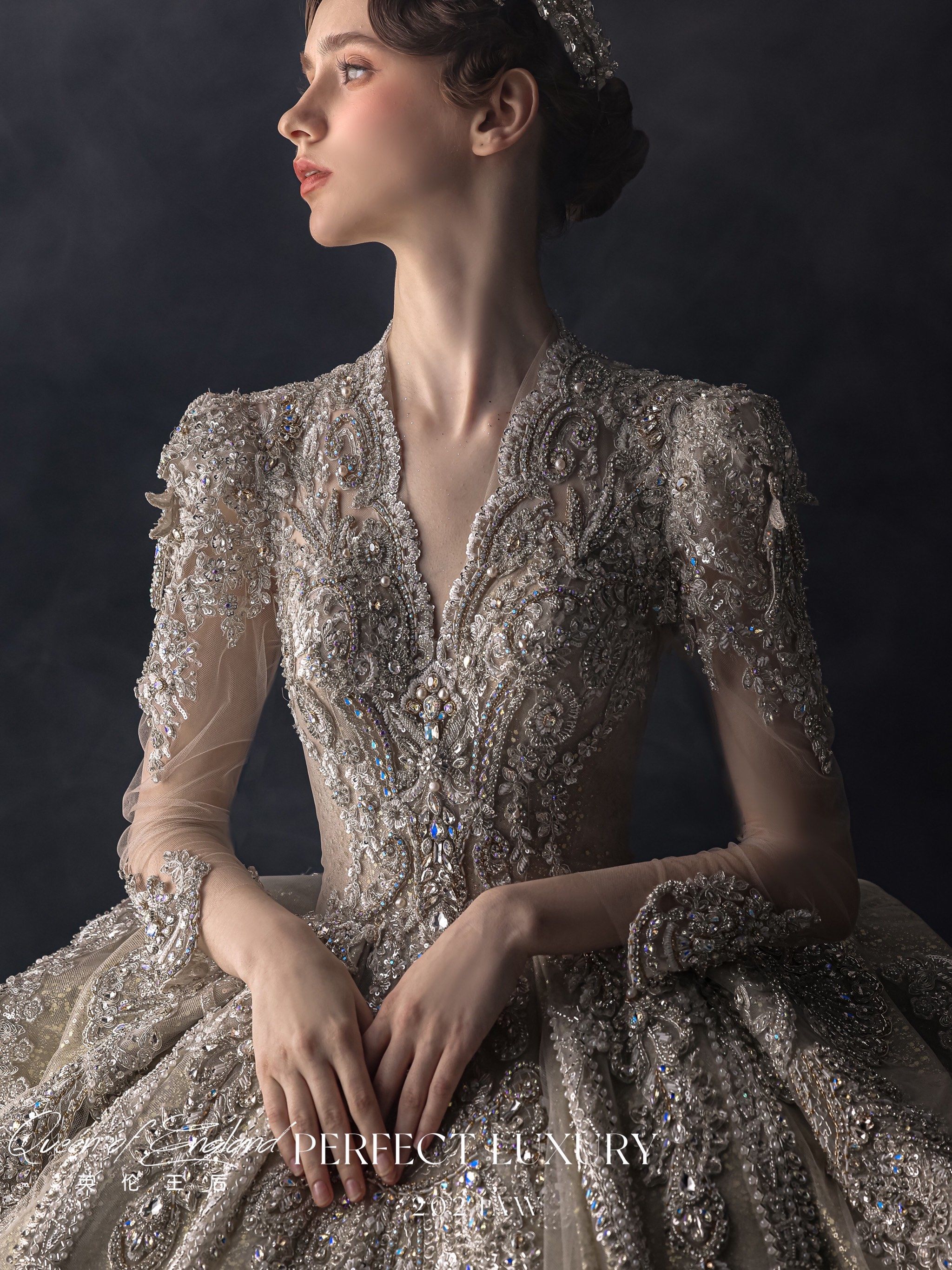 皇室的女王婚纱👸🏻