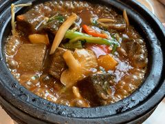 石锅自磨黑豆腐-粤仔湾砂锅粥(金太湖店)