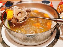 牛杂清汤锅-左庭右院鲜牛肉火锅(环球港店)