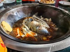 -北京龙庆四季香农家饭庄·灶台鱼·碳烤虹鳟鱼(龙庆峡店)