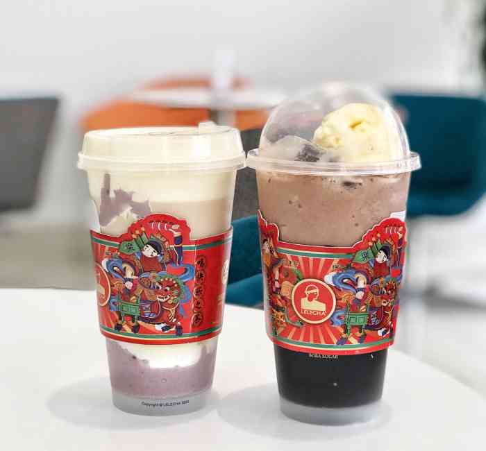 lelecha乐乐茶制茶工厂(环球港店)-"疫情期间在家里