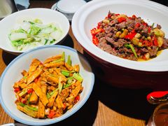 菜籽油炒衡东黄牛肉-老湘村·湖南土菜(天河维多利店)