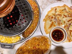 炭底玉米豆芽蒸蛋-韩宫宴烤肉·料理(南京江宁万达店)