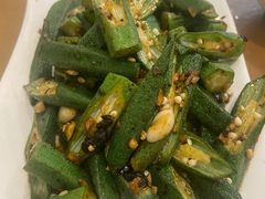 豉汁炒黄秋葵-大唐靓汤江门私房菜(景田店)