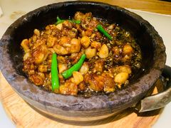 酱爆石锅蛙-绿茶餐厅(西单老佛爷店)