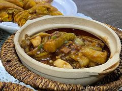 咸鱼鸡粒茄子煲-熠盛粤味(永康路店)