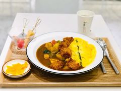 炸鸡块咖喱蛋包饭套餐-池奈·日式咖喱蛋包饭(赛高店)