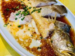 黄鱼蒸蛋肉饼-孔乙己酒家(虹桥路店)