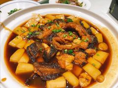 招牌年糕烧江鳗-南京景枫万豪酒店·万豪中餐厅