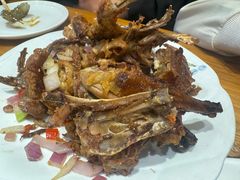 椒盐炸鸭架-新興传承烤鸭