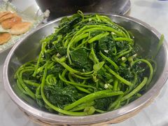 蒜蓉炒番薯叶-红旗山庄(圭峰山店)