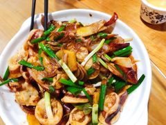 酱爆鱿鱼筒-田源农家饭店·窑鸡王·海鲜(东部湾·融创店)