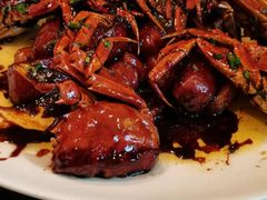 毛蟹炒年糕-新南华大酒店(长寿店)