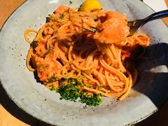 意式细面配烟熏三文鱼-Wagas沃歌斯(大学路店)