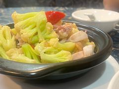 鱿鱼花菜煲-晓平饭店(嘉善路店)