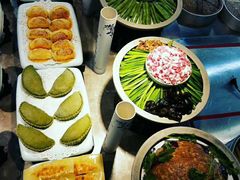 -海派美食·家宴海鲜青岛菜·石锅鲽鱼头(东方城店)