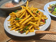 干煸藕丝-静一餐厅·湖北菜(前门店)