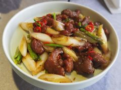 葱爆羊肉-于塗·文化餐厅(棕榈店)