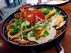 超级海鲜饭-海石湾餐厅·沙画家的店