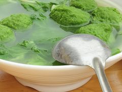 翡翠圆子汤-柏合黄记豆腐皮饭店
