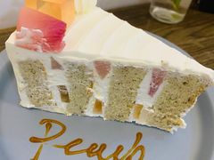 蜜桃乌龙冰淇淋糯米蛋糕-野路甜点铺(松柏路店)