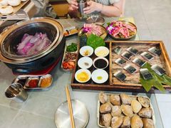 -围炉肉舍•炭烤活鳗•丹东海鲜烤肉(步行街店)