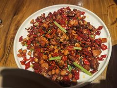 干煸辣子鸡-汉小城·老铫子藕汤·乡野湖北菜(江汉路吉庆街店)