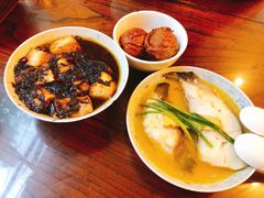 豆腐蒸咸菜-食客三千·老家