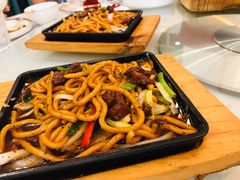 黑椒牛柳乌冬面-烛影拾光观景餐厅·创意菜·摄影·小提琴(大唐不夜城店)