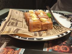 一口冰油多士-開籠雀冰室(同和金铂店)
