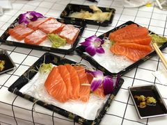 三文鱼刺身-林妈妈村·日式料理(宝山万达店)