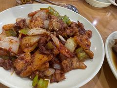 辣炒五花肉-贤花饭店(城阳店)