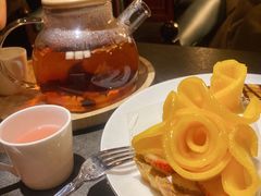 芒果花酥皮水果挞-Strawberry Butterfly草莓蝴蝶日式水果挞