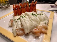 海生虾炒蛋白-东海朗廷酒店-唐阁T’ANG COURT 中餐厅