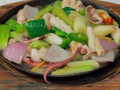 虾酱啫鲜鱿-醉贤居