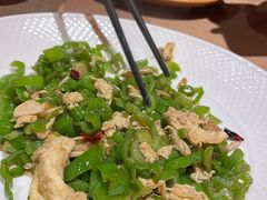 青椒炒鸡蛋-耶里夏丽·新疆菜·28年喀什老馆(田林东路店)