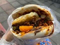 蛋菜夹馍-老马家马蓉蛋菜夹馍·腊牛肉夹馍(回民街店)