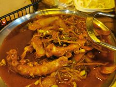 辣炒章鱼-包装马车·韩国料理·포장마차